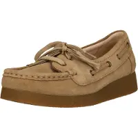 Clarks för kvinnor. 26186339 Polden Moc loafers i mocka, brun (40), Karta, Före, Nyckelband, Casual