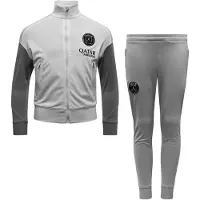 Nike Paris Saint-Germain Träningsoverall Dri-FIT Strike Jordan x PSG Night Edition - Vit/Grå/Svart Barn - , storlek L: 147-158 cm