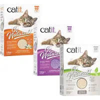 Catit Design Go Natural! Pea Husk Unscented Kattsand 5.6kg