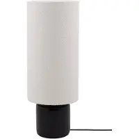 Globen Lighting Golvlampa , Florian, Vit, Vardagsrum, Tyg / textil