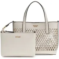 GUESS Shoppingväska 'Letty' vit