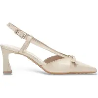 Hispanitas för kvinnor. HV264678 Giorgia beige skor (40), Hud, 5 till 8 cm, Spänne, Casual, Parti