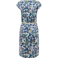 Ragwear Sommarklänning 'Lilithe' mörkblå / grön / vit