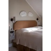Markslöjd Vägglampa Amar, Creme / bärnsten, Vardagsrum / matsal, Textil / tyger / siden, Modern, Vägglampa, vägglampa inomhus