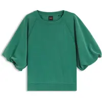 BOSS för kvinnor. 50556383 Sweatshirt Etami grön (M), Casual, Modal