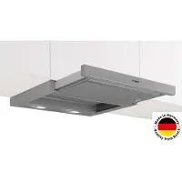 Bosch Serie | 4 DFS067A51 - Kåpa - teleskopisk - Fördjupning - bredd: 52.4 cm - djup: 29 cm - utsug och återcirkulering (-) - med inbyggd motor - g...