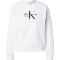 Calvin Klein Jeans Sweatshirt svart / vit