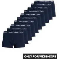Jack & Jones Solid Boxers 10 Enheter