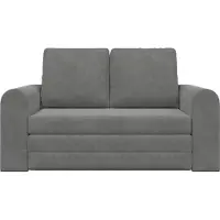 vidaXL Soffsäng Mörkgrå 148 x 71 x 83 cm Sammet