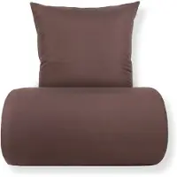 In Style Bäddset 140x220 cm - Microfiber - Enfärgad brun