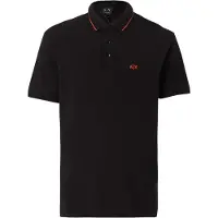 Armani Exchange för män. XM001289AF10363MC536 Skräddarsydd Polo (S), Svart, Casual, Bomull, Kort ärm