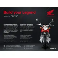 Franzis Byggsats Honda CB 750 skala 1:24 BUILD YOUR LEGEND