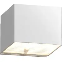 FH Lighting Utomhus vägglampa med rörelsesensor Magnetic, Vitt / opal, Hall, Metall, Modern