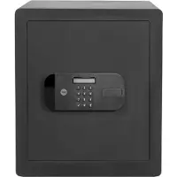 Yale Smart Living Yale YSEB/400/EB1, Fristående kassaskåp, Svart, Kombinationslås, Stål, Golv/vägg, 2 galler