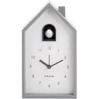Karlsson väckarklocka Modern Cuckoo mouse grey KA6015GY