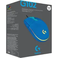 Logitech Gaming Mouse G102 LIGHTSYNC - Mus - högerhänt - optisk - 6 knappar - kabelansluten - USB - blå