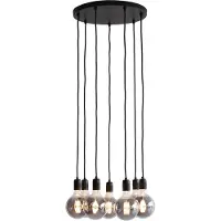 Nielsen CLUSTER PENDEL K9 DIA. 40 CM 7 UTTAG SVART MATT