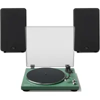 Kanto Audio Kanto OBI3 Turntable with AVCOM Active Speakers Matte Green