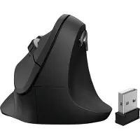 Hama Ergonomisk mus Trådlös Optisk Svart 6 Knappar 1800 dpi Ergonomisk