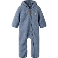 Name it Fleeceoverall - Teddy - NbmMall - Flint Stone - - 62/68 - Fleeceoverall