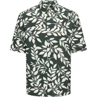 Only & Sons Skjorta 'ONSHarvi' gran / vit