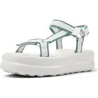 Camper för kvinnor. K201726-008 Sandaler Pelotas Flota Up vit (39), 3 till 5 cm, Kardborreband, Casual, Återvunnen polyester