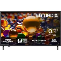LG 43UA74006LB - 43 Diagonal klass UA74 Series LED-bakgrundsbelyst LCD-TV - UHD AI - Smart TV - webOS - 4K UHD (2160p) 3840 x 2160 - HDR - Direct LED