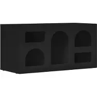 vidaXL TV-skåp Svart 80 x 35 x 40 cm Konstruerat trä