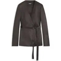 BOSS Slim-fit blazer in lustrous twill