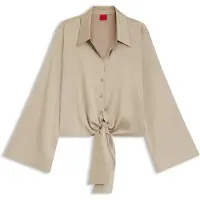HUGO Errika 10260682 Red Blus Med Lång ärm