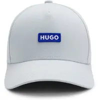 Hugo Blue Cotton-twill cap with logo patch