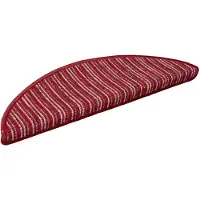 vidaXL Självhäftande trappmattor 15 pcs Röd 56 x 17 x 3 cm