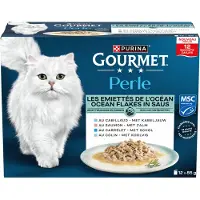Gourmet Purina Perle Ocean Flakes i sås våtfoder katt