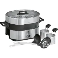 WMF Lono 3200001670, 3,6 l, Rostfritt stål, Rektangulär, Glas, Svart, 280 mm