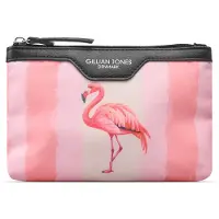 Ginza.se Gillian Jones - Urban Travel makeup bag - Flamingo - L19 × H13 × W2 CM