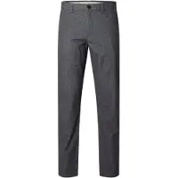 Selected Chinobyxa 'Miles' svart denim