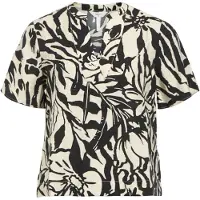 Object Blus kräm / svart
