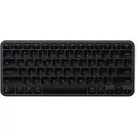 Satechi Slim EX1 - Bluetooth-tangentbord för tre enheter med omkopplare för Mac/Windows-läge (space black)