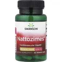 Swanson Health Nattozimes, 195 mg, 60 vegetabiliska kapslar