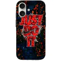 CAPACHEAP Fodral - Nike - Iphone 16 Plus - Röd - Just Do It - Mjukt
