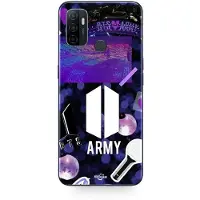 MANIACASE Fodral för Oppo A32 BTS army-logotyp Bangtan Subs svart
