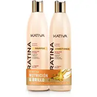 KATIVA Kératine KATIVA KERATINA KIT SCHAMPOO 355 ML + BALSAM 355 ML