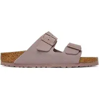 Birkenstock - Sandaler och flip-flops dam - Arizona Birkibuc Narrow Faded Purple för Unisex - Storlek 36 - Lila