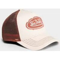 Von Dutch Distressed Trucker Cap, orange