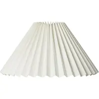 Nielsen Plisségardin Carolin sidolängd 23 cm vit