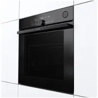 Gorenje Advanced BPSA6747A08BG - Ugn - med ångfunktion - inbyggd - fördjupning - bredd: 56 cm - djup: 55 cm - höjd: 59 cm - med självrengöring - Klass A+ - svart