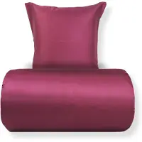 Nordstrand Bambu påslakan 140x200 cm - 100% bambu - Bordeaux satinvävt