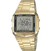 Casio Herrklocka DATABANK Gyllene (Ø 38 mm) Guld Rostfritt stål
