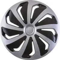 Versaco kåpor Wind silver/svart 15``, 1 st.