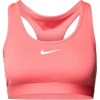Nike Sportbehå 'SWOOSH' korall / vit